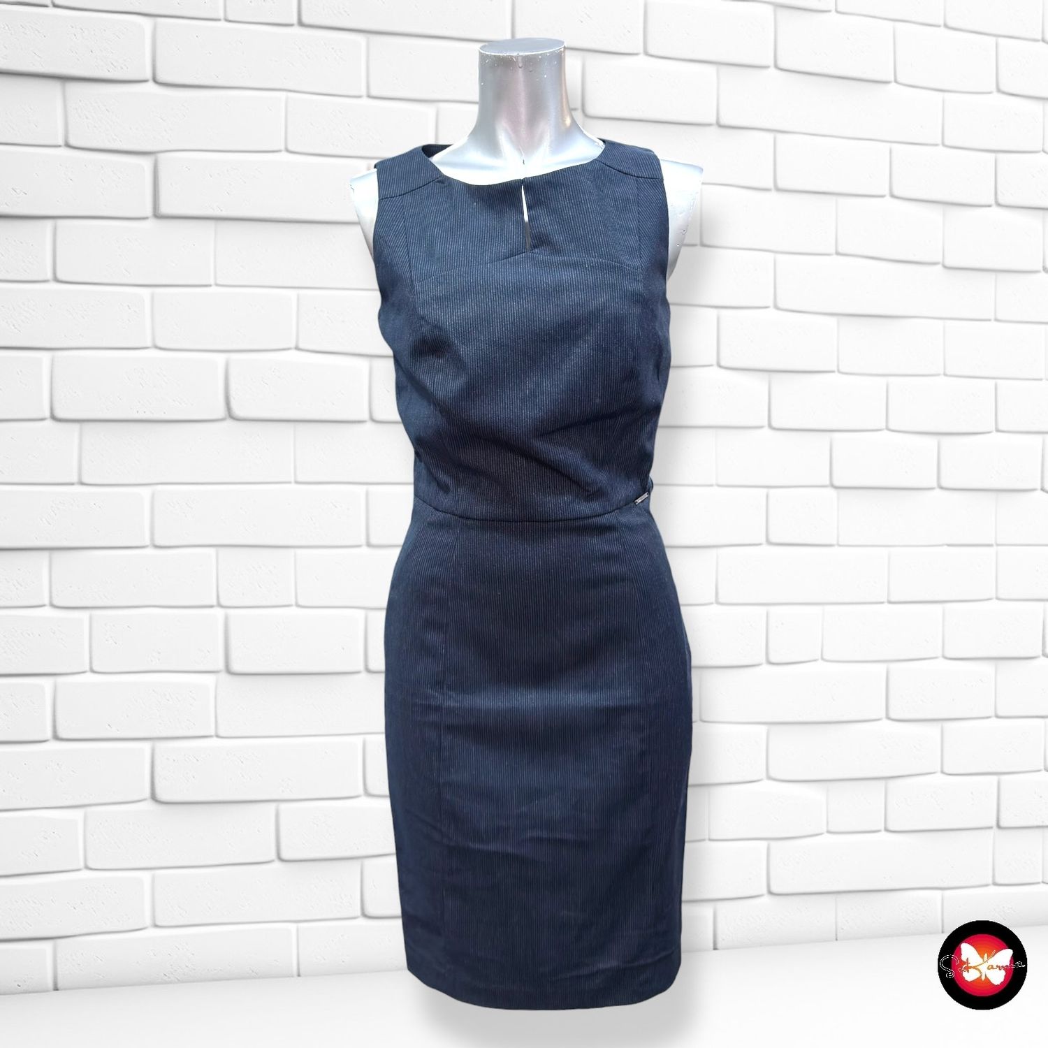 **HOY** Vestido office sin mangas ORSAY color Azul marino Talla XS