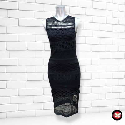 **HOY** Vestido de rejilla COOLCAT color Negro Talla XS/S