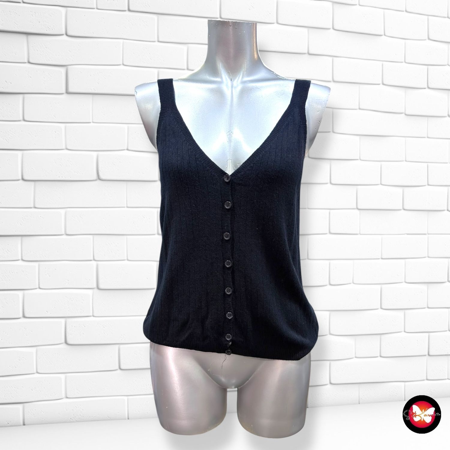 **HOY** Jersey de tirantes  color Negro Talla S/M