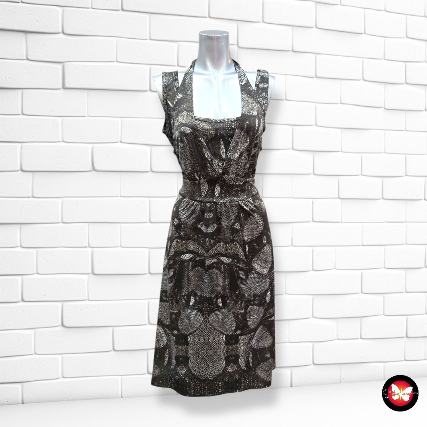 **HOY** Vestido de tirantes LIV color Taupe Talla L