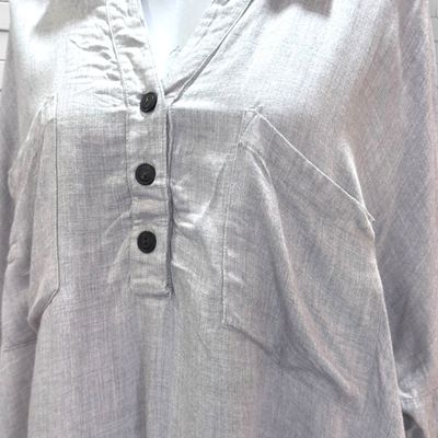 **HOY** Blusa de manga larga ZARA color Gris Talla L
