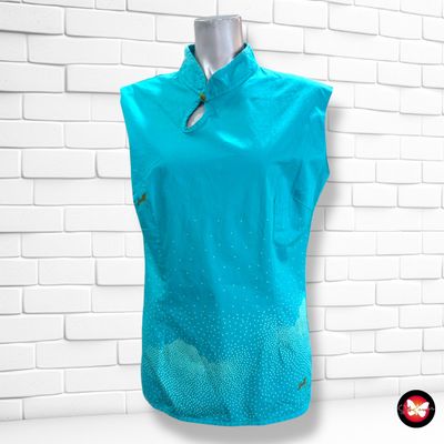 **HOY** Blusa corte oriental SKUNKFUNK color Turquesa Talla M/L