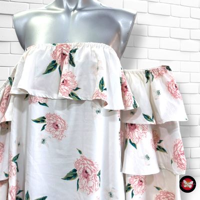 **HOY** Blusa con hombros descubiertos LOFTY MANNER color Blanco y varios Talla S