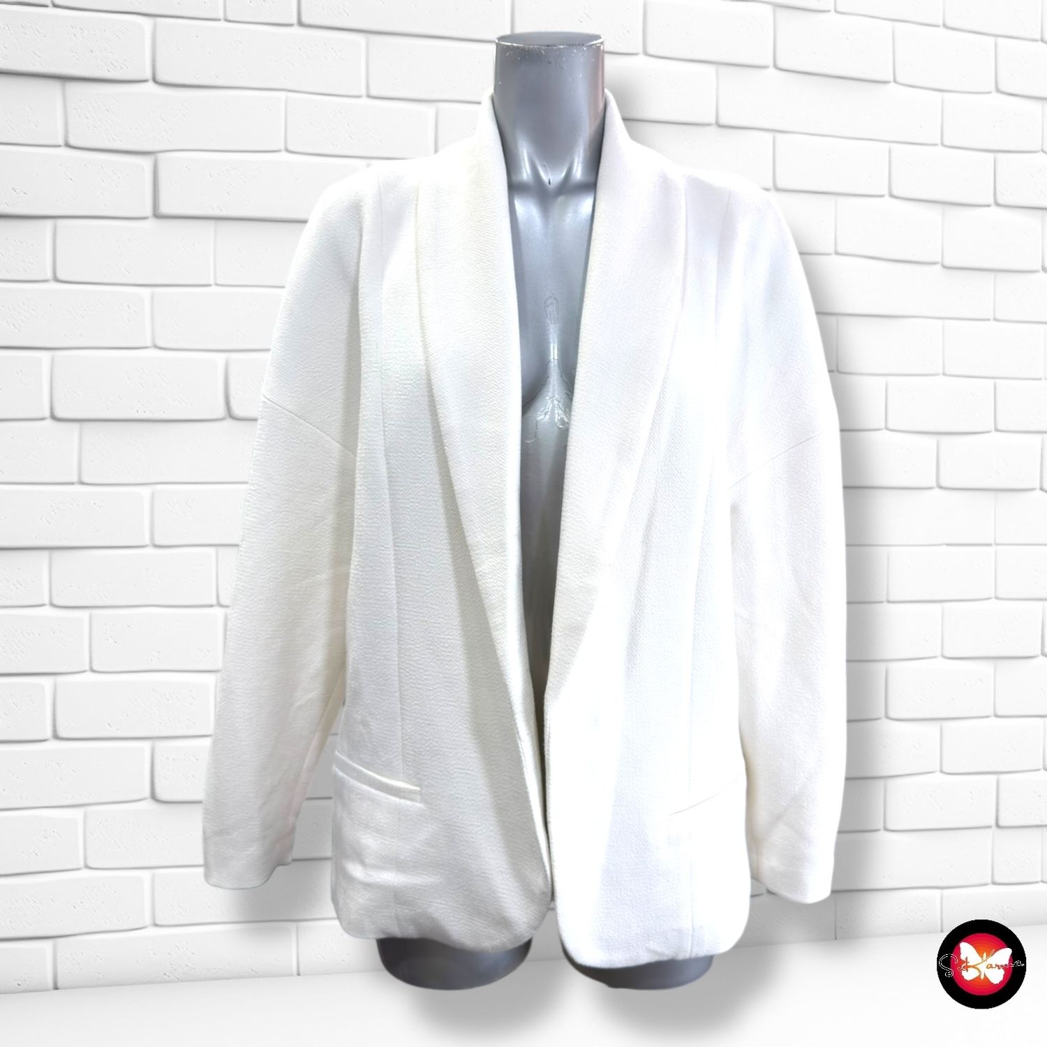**HOY** Chaqueta de entretiempo CAMAÏEU color Blanco Talla 36