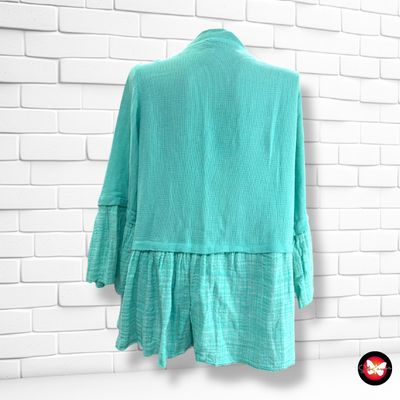 **HOY** Chaqueta básica  color Verde Talla M