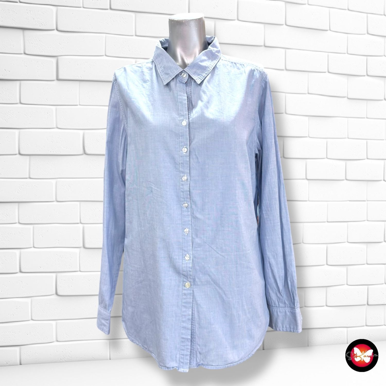 **HOY** Camisa clásica  color Celeste Talla XXL