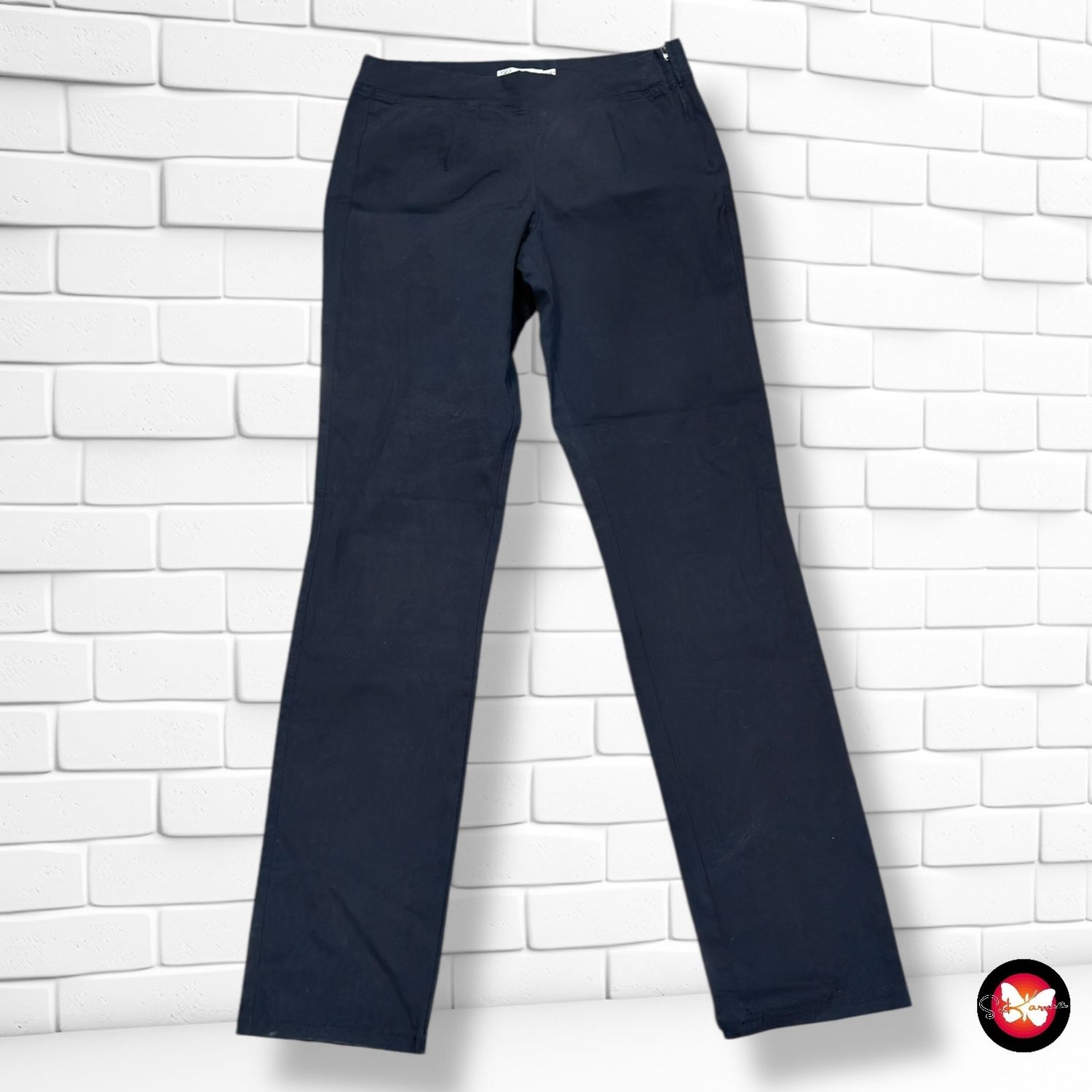**HOY** Pantalón de vestir elástico D’AUVRY color Negro Talla 40
