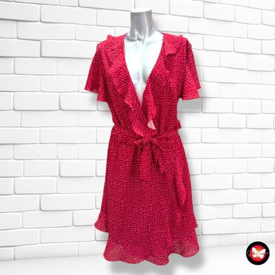 **HOY** Vestido de lunarcitos AMBIKA color Rojo Talla L