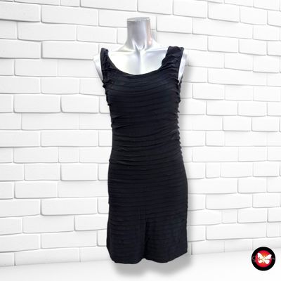 **HOY** Vestido con mini volantitos SYSTEMACTION color Negro Talla S