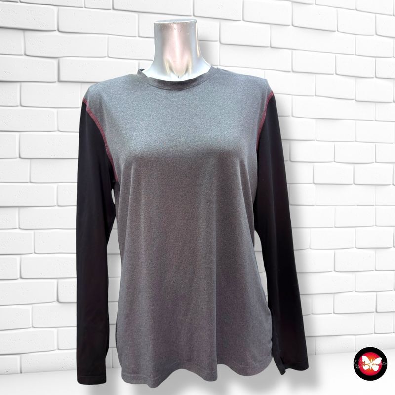 Camiseta deportiva CRANE color Gris y negro Talla M