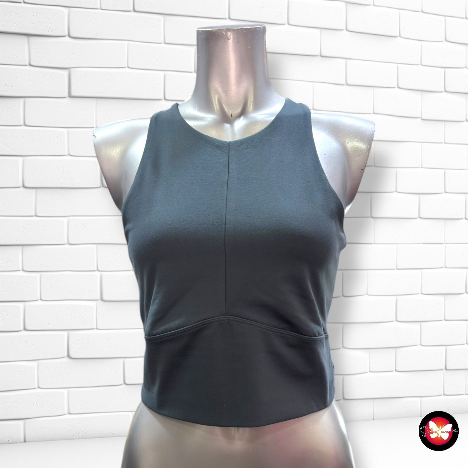 **HOY** Top deportivo  color Azul grisaceo Talla M