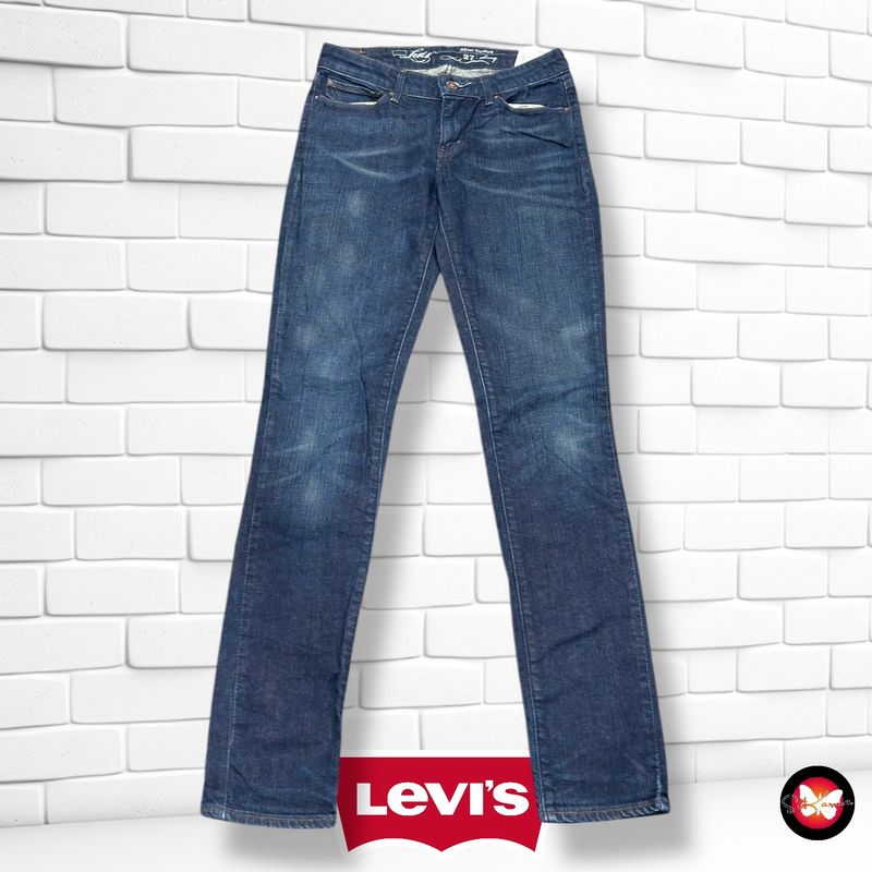 **HOY** Pantalón DEMI CURVE LEVI’S color Azul vaquero oscuro Talla S/M (W27)