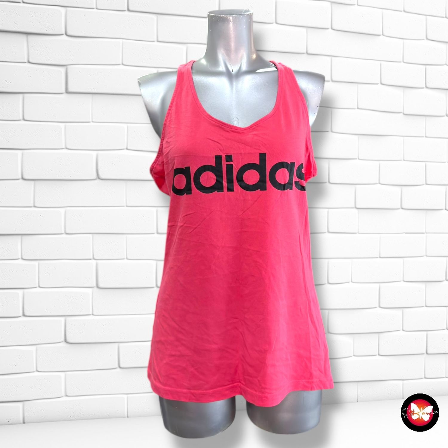 Camiseta de tirantes ADIDAS color Fresa Talla M