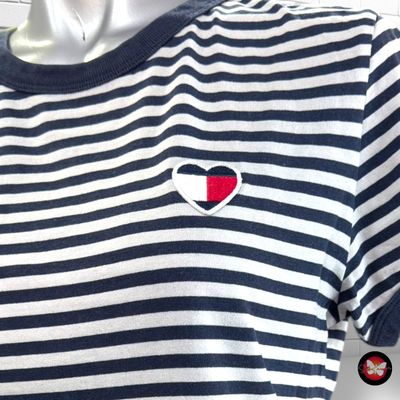 **HOY** Camiseta de manga corta TOMMY HILFIGER color Blanco y azul marino Talla XS