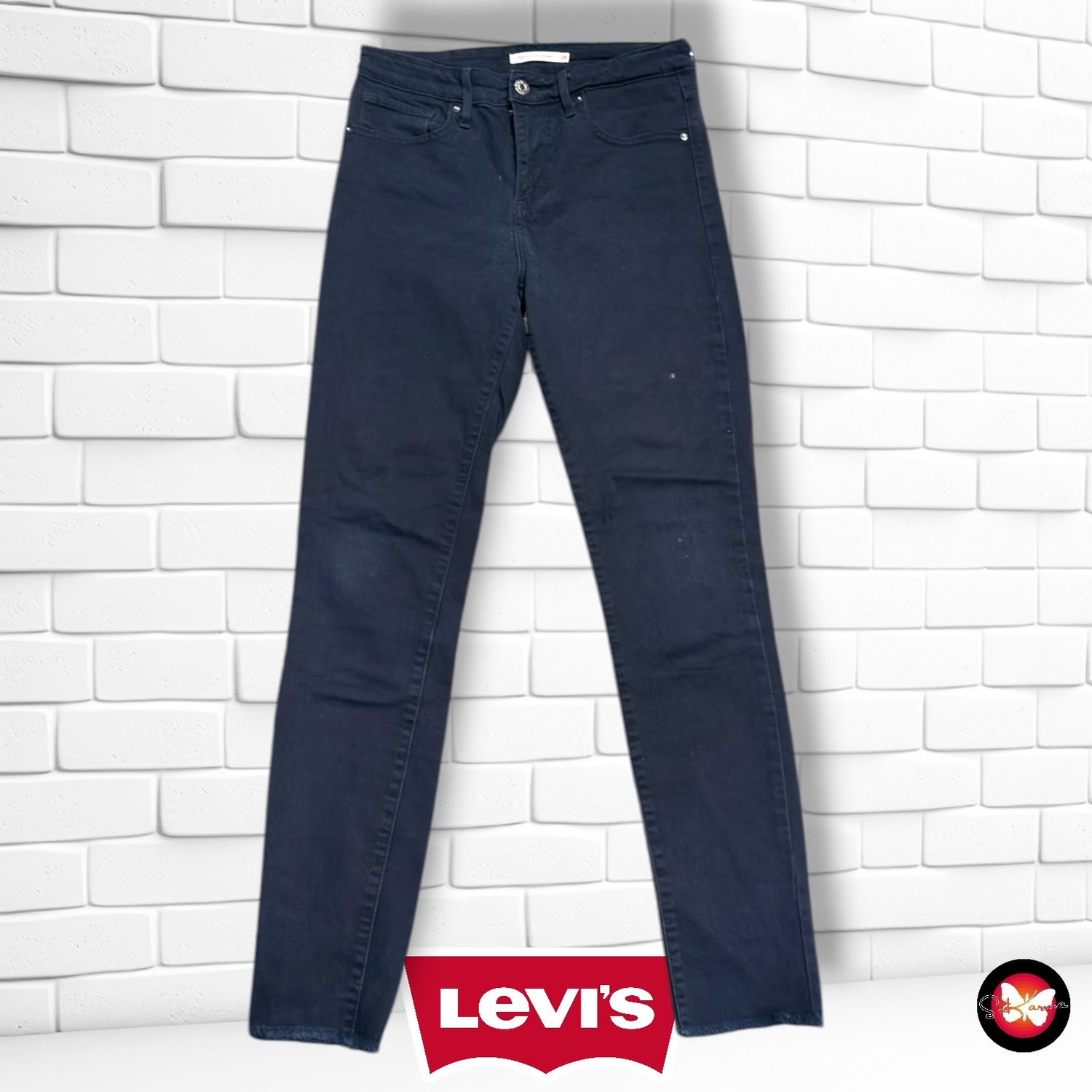 **HOY** Pantalón 721 HIGH RISE SKINNY LEVI’S color Negro Talla M (W28)