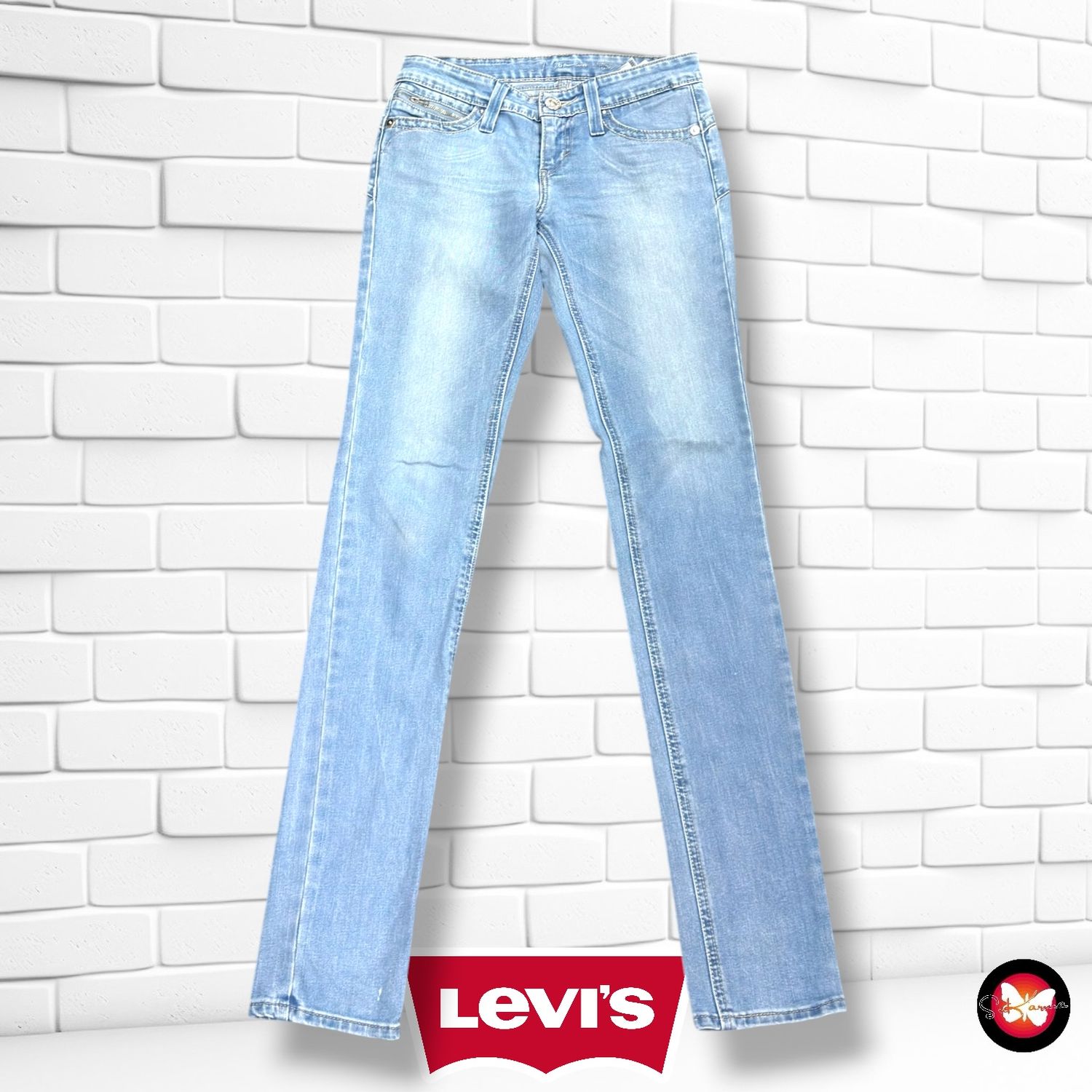 **HOY** Pantalón DEMI CURVE LOW RISE SKINNY LEVI’S color Azul vaquero Talla S (W26)