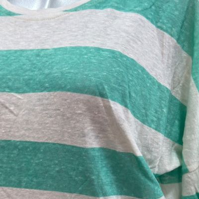 **HOY** Vestido de rayas HAKEI color Beige y verde Talla M