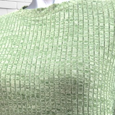 **HOY** Jersey de manga corta canalé PRIMARK color Verde Talla S