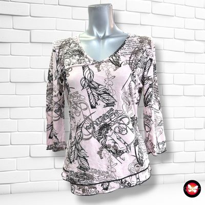 **HOY** Camiseta de media manga ARMAND THIERY color Rosa y negro Talla S