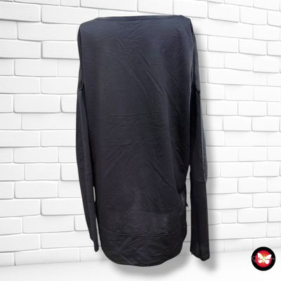**HOY** Camiseta de manga larga con hombros abiertos SHEILAY color Negro Talla XXL