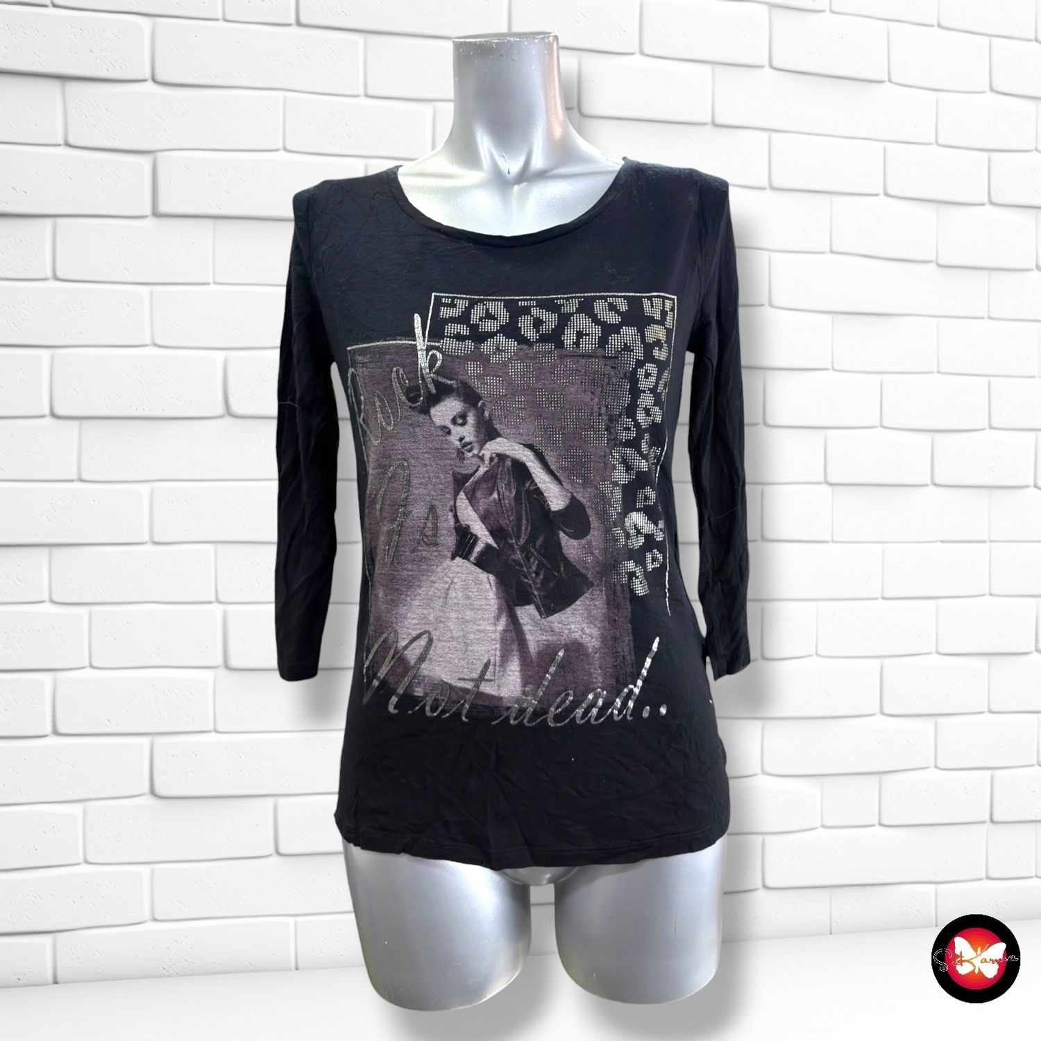 **HOY** Camiseta de media manga MORGAN color Negro Talla S