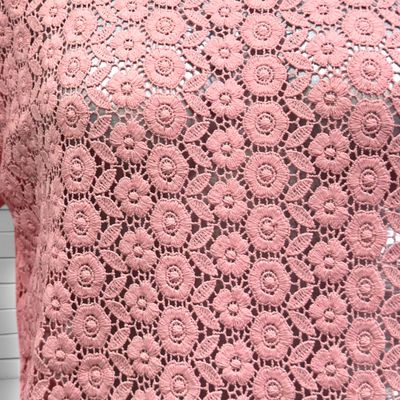 **HOY** Blusa traslúcida de encaje GEORGE color Salmón Talla 38