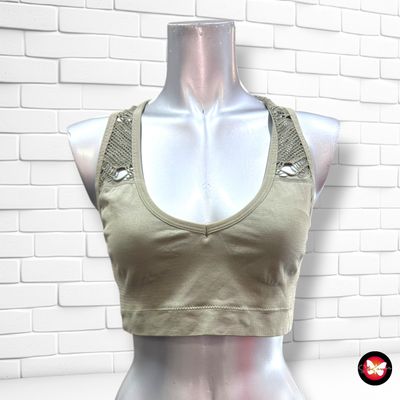 **HOY** Top deportivo de microfibra ATHLETIC color Verde Talla XL