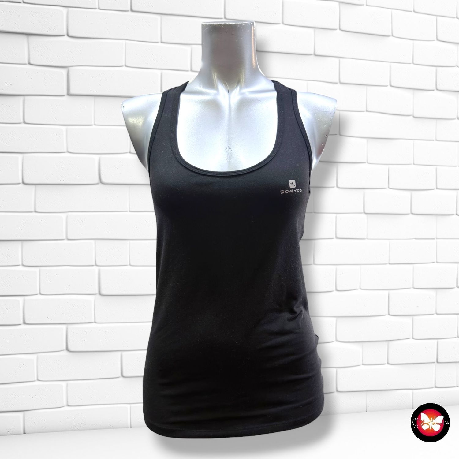**HOY** Camiseta deportiva DOMYOS color Negro Talla S