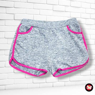 **HOY** Short deportivo  color Gris Talla S/M