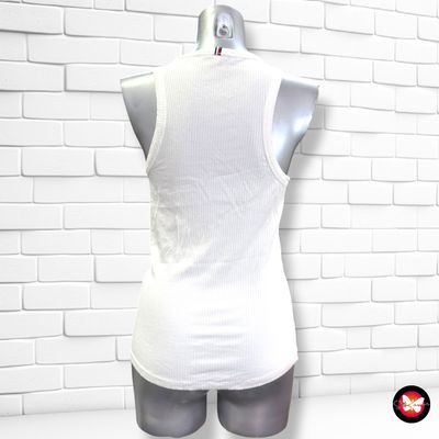 **HOY** Camiseta de tirantes canalé TOMMY HILFIGER color Blanco Talla S