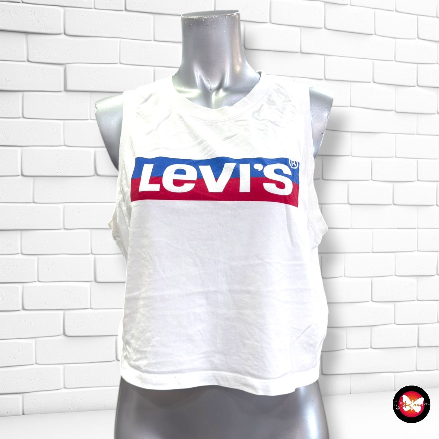 **HOY** Camiseta sin mangas cropped LEVI’S color Blanco Talla M
