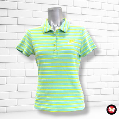**HOY** Polo de manga corta NIKE color Verde y amarillo Talla S