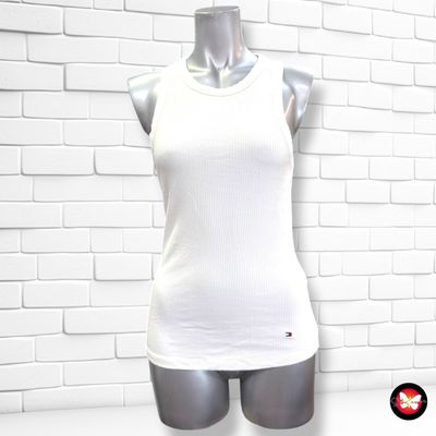 **HOY** Camiseta de tirantes canalé TOMMY HILFIGER color Blanco Talla S