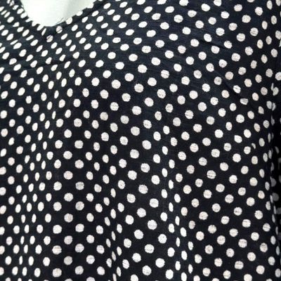 **HOY** Túnica playera de lunares NEXT color Negro y blanco Talla 38 (10UK)