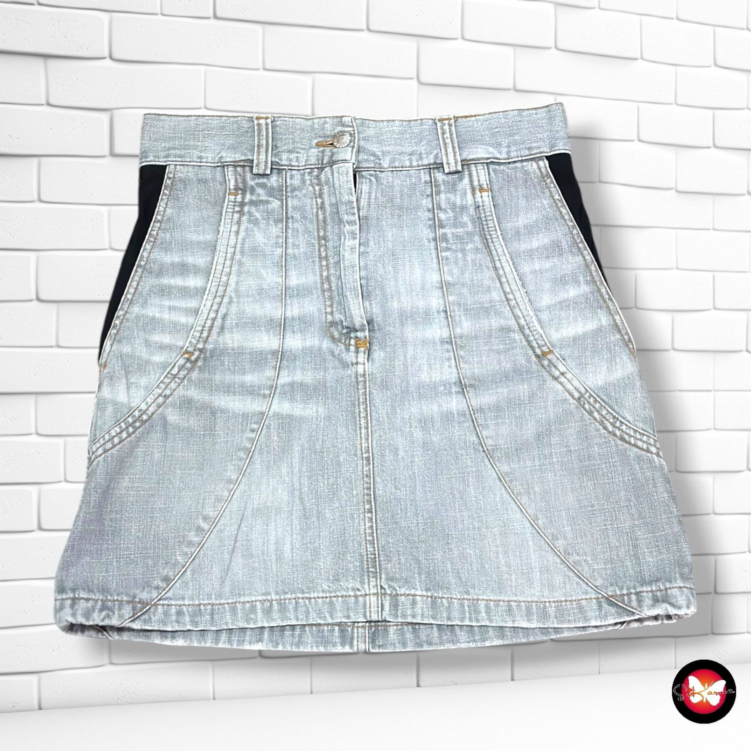 **HOY** Falda DOLCE &amp; GABBANA color Gris vaquero Talla S