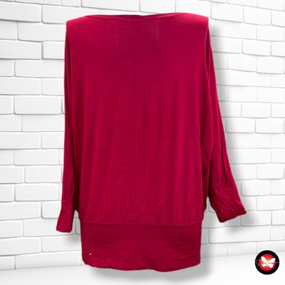 **HOY** Camiseta corte mariposa CAMAÏEU color Rojo Talla M