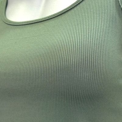 **HOY** Camiseta cropped de tirantes color Verde Talla S