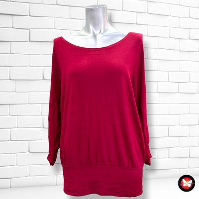 **HOY** Camiseta corte mariposa CAMAÏEU color Rojo Talla M