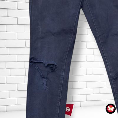 **HOY** Pantalón 721 HIGH RISE SKINNY LEVI’S color Negro Vaquero  Talla M (W28)