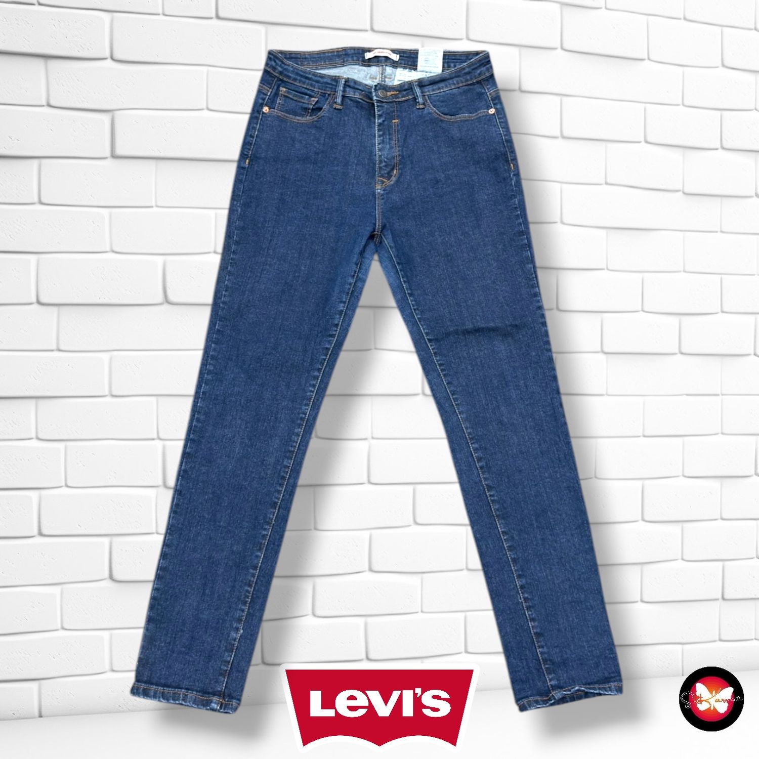 **HOY** Pantalón 721 HIGH RISE SKINNY LEVI’S color Azul vaquero oscuro Talla L/XL