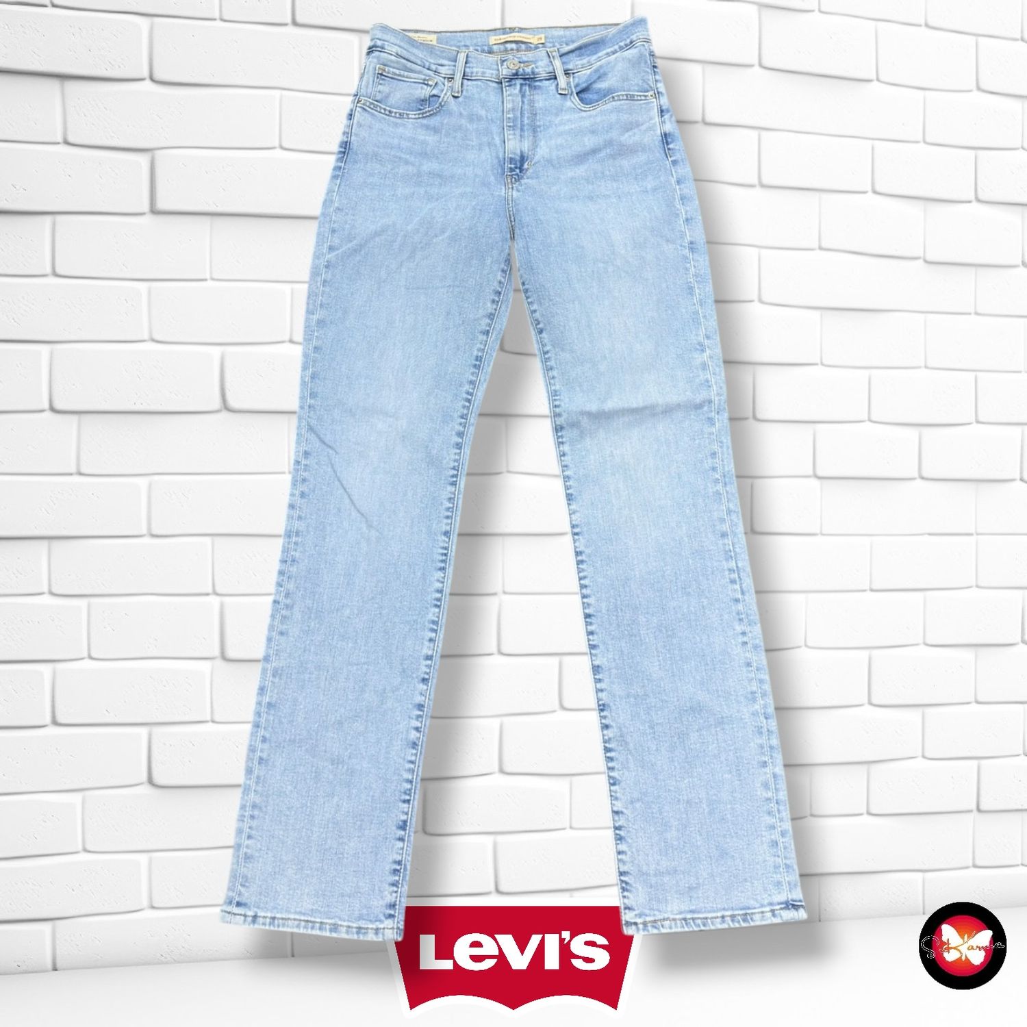 **HOY** Pantalón 724 HIGH RISE STRAIGHT LEVI’S color Azul vaquero Talla M/L (W29)