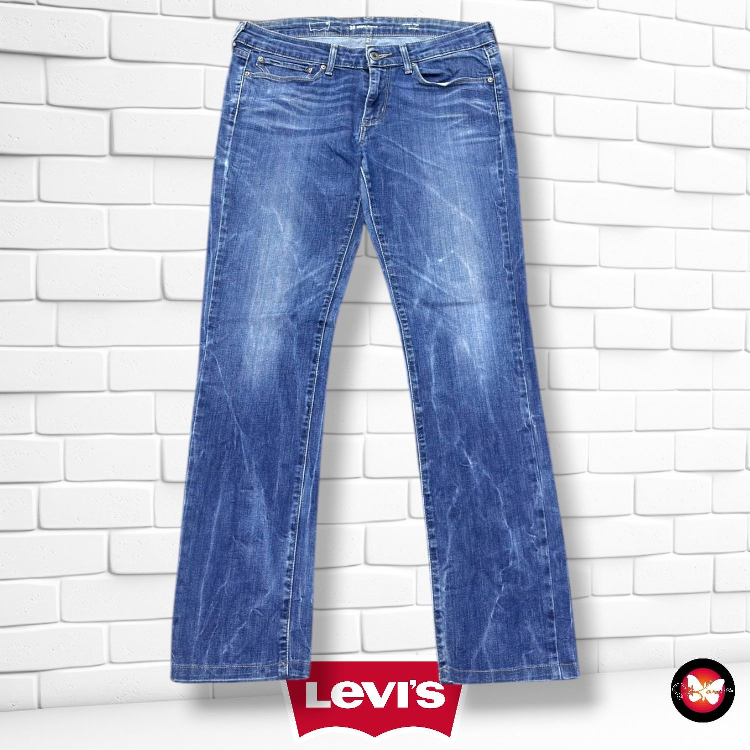 **HOY** Pantalón SLIGHT CURVE LEVI’S color Azul vaquero Talla L (W30)