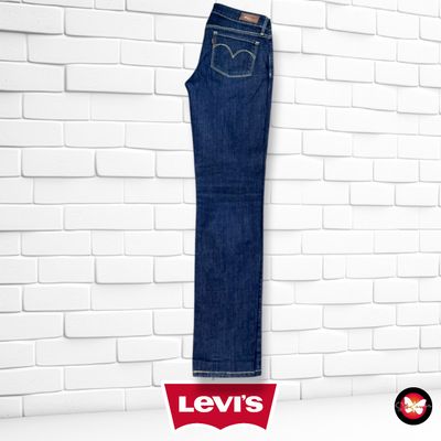**HOY** Pantalón SLIGHT CURVE LEVI’S color Azul vaquero oscuro Talla M (W28)
