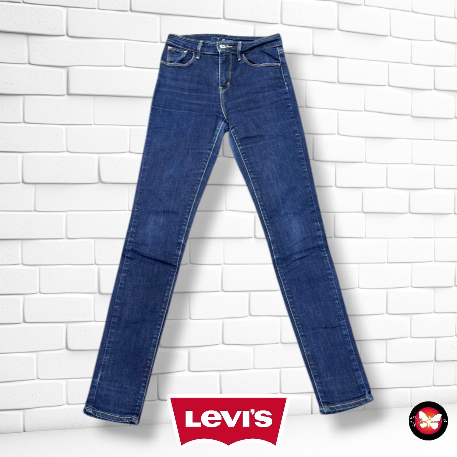 **HOY** Pantalón  LEVI’S color Azul vaquero oscuro Talla XS (W25)