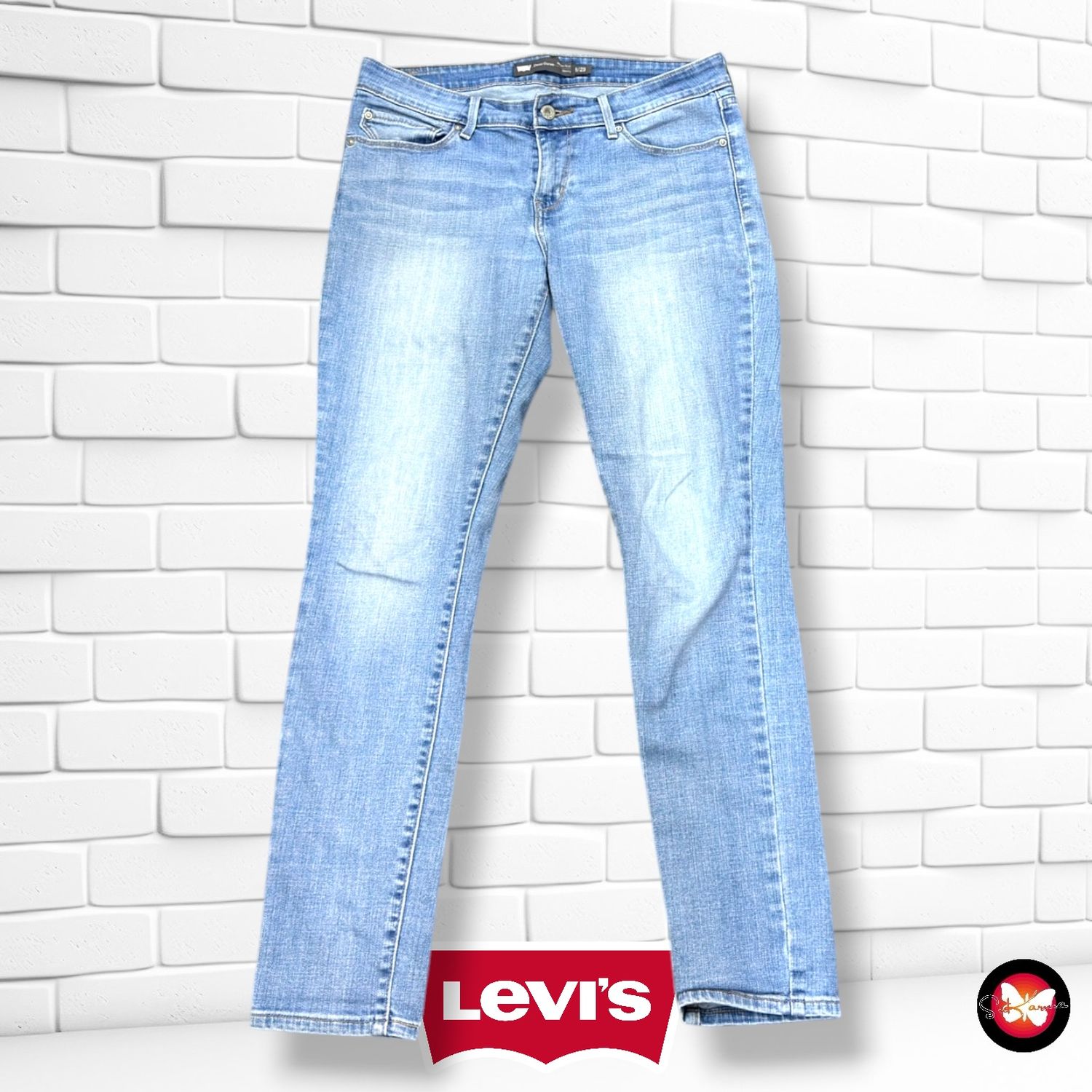 **HOY** Pantalón DEMI CURVE LEVI’S color Azul vaquero Talla M/L (W29)
