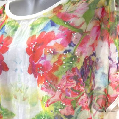 **HOY** Blusa traslúcida GUESS color Varios Talla XL