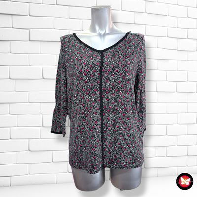 **HOY** Camiseta de media manga con estampado ISLE COLLECTION color Negro, blanco y rojo Talla S