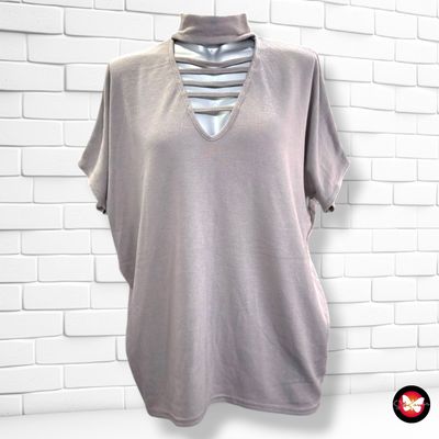 **HOY** Jersey de manga corta SELECT color Taupe Talla 36