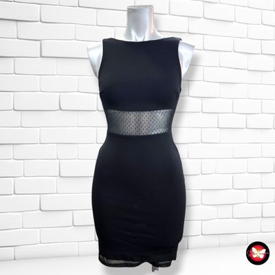 **HOY** Vestido de noche con transparencias ZARA color Negro Talla S