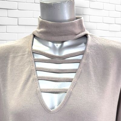 **HOY** Jersey de manga corta SELECT color Taupe Talla 36